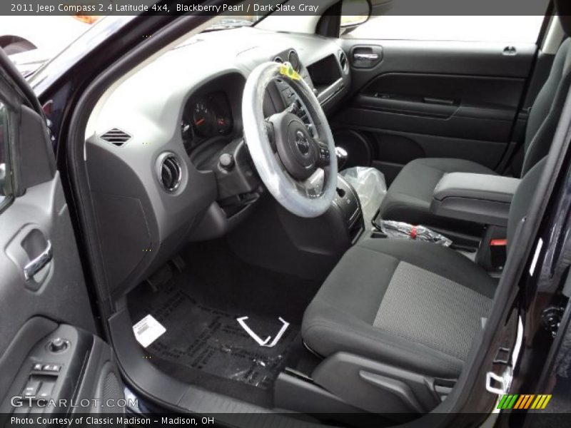 Blackberry Pearl / Dark Slate Gray 2011 Jeep Compass 2.4 Latitude 4x4