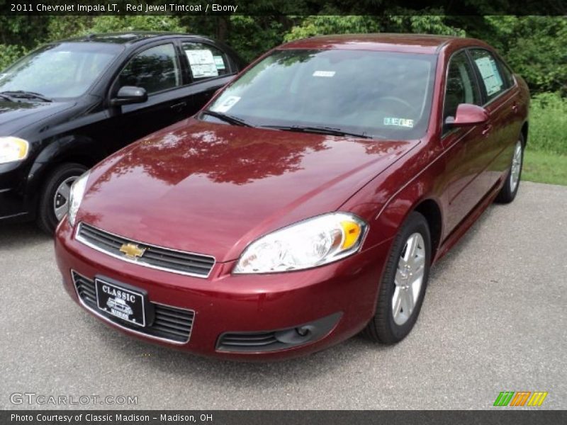 Red Jewel Tintcoat / Ebony 2011 Chevrolet Impala LT