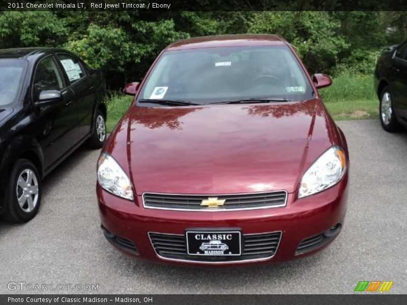 Red Jewel Tintcoat / Ebony 2011 Chevrolet Impala LT