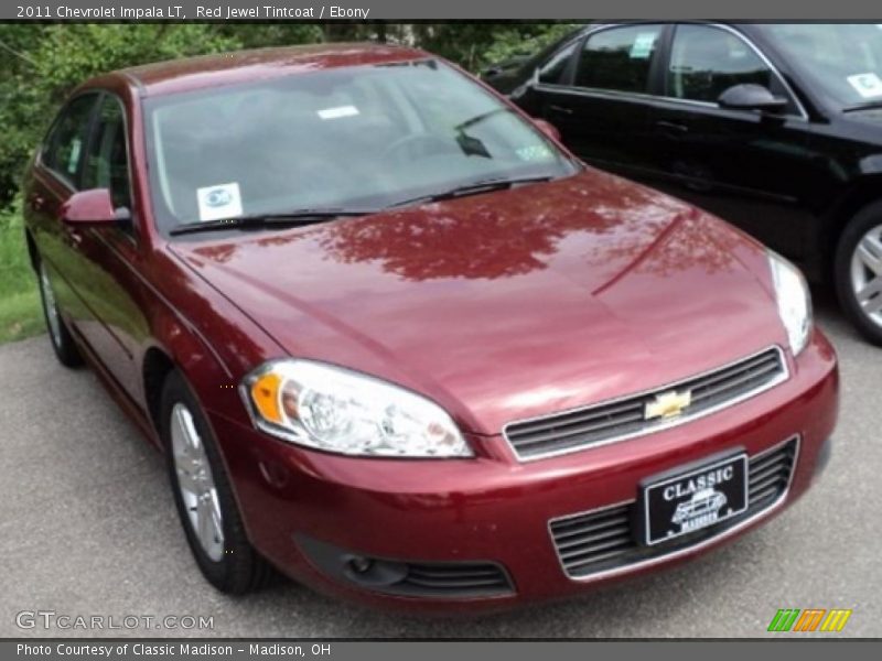 Red Jewel Tintcoat / Ebony 2011 Chevrolet Impala LT