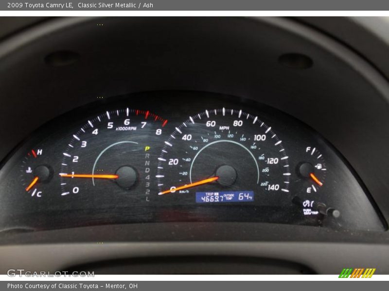 Classic Silver Metallic / Ash 2009 Toyota Camry LE