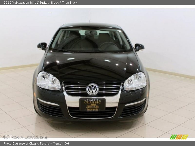 Black / Titan Black 2010 Volkswagen Jetta S Sedan