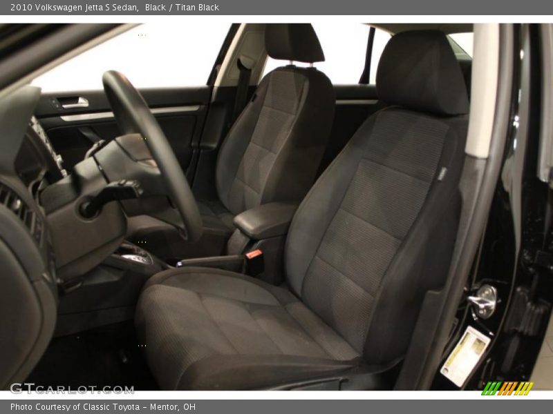 Black / Titan Black 2010 Volkswagen Jetta S Sedan