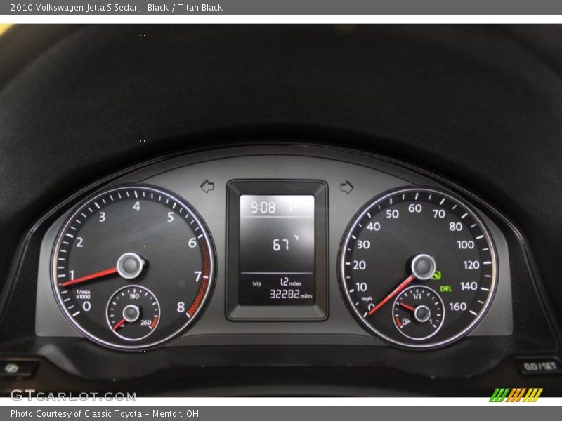Black / Titan Black 2010 Volkswagen Jetta S Sedan