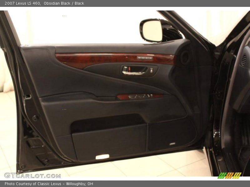 Obsidian Black / Black 2007 Lexus LS 460