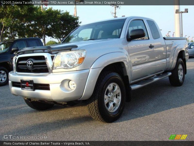 Silver Streak Mica / Graphite Gray 2005 Toyota Tacoma PreRunner TRD Access Cab