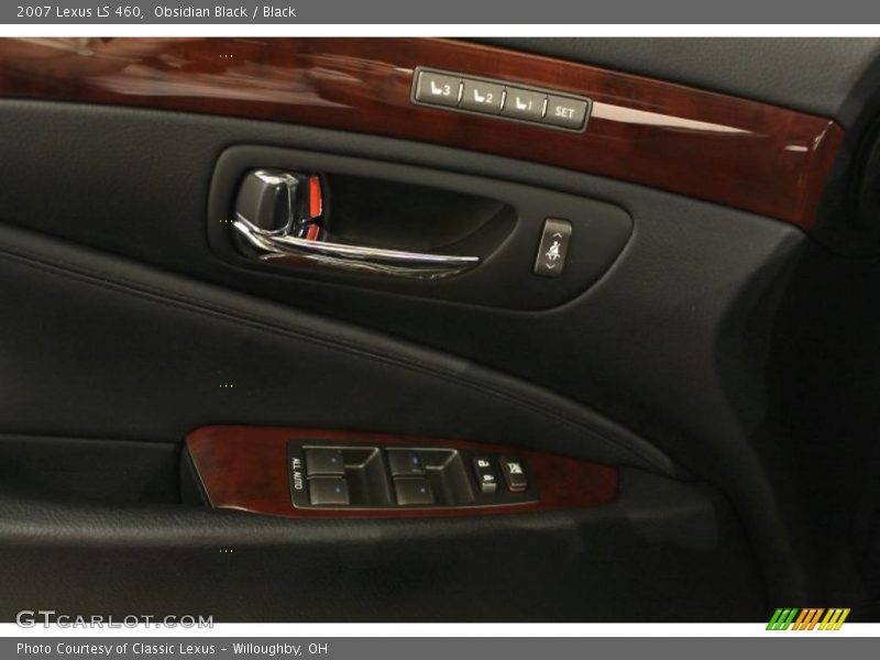 Obsidian Black / Black 2007 Lexus LS 460