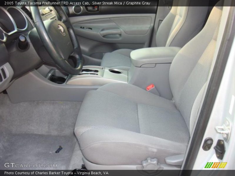 Silver Streak Mica / Graphite Gray 2005 Toyota Tacoma PreRunner TRD Access Cab
