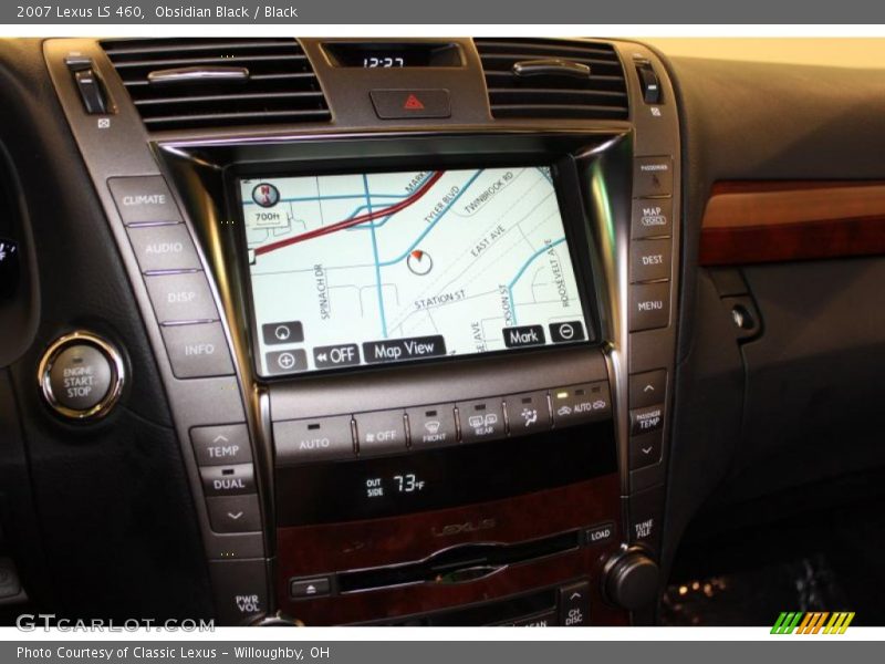 Obsidian Black / Black 2007 Lexus LS 460