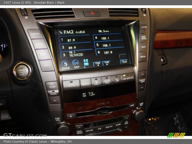 Obsidian Black / Black 2007 Lexus LS 460