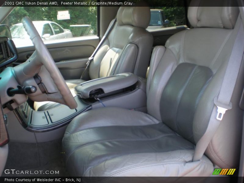  2001 Yukon Denali AWD Graphite/Medium Gray Interior