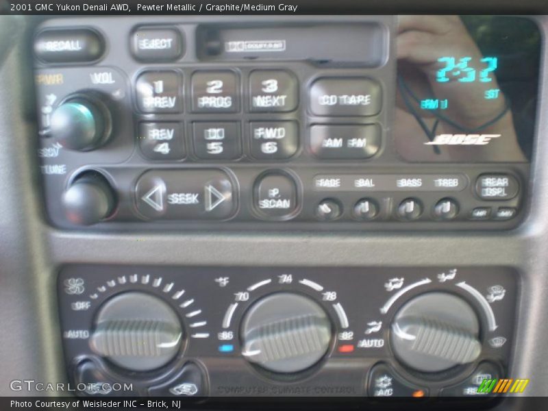 Pewter Metallic / Graphite/Medium Gray 2001 GMC Yukon Denali AWD