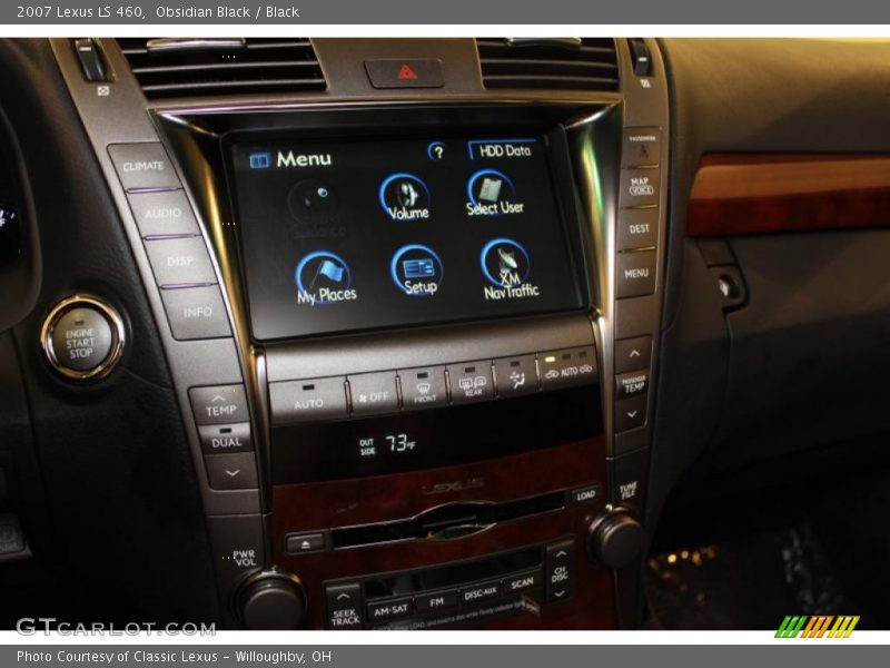 Obsidian Black / Black 2007 Lexus LS 460