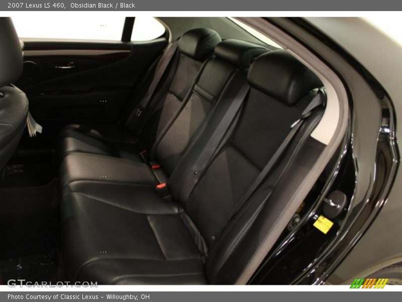 Obsidian Black / Black 2007 Lexus LS 460