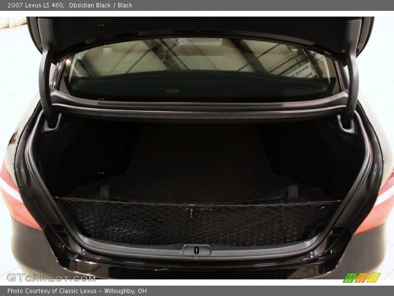 Obsidian Black / Black 2007 Lexus LS 460
