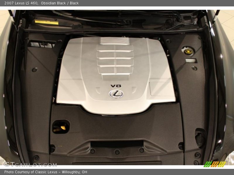 Obsidian Black / Black 2007 Lexus LS 460