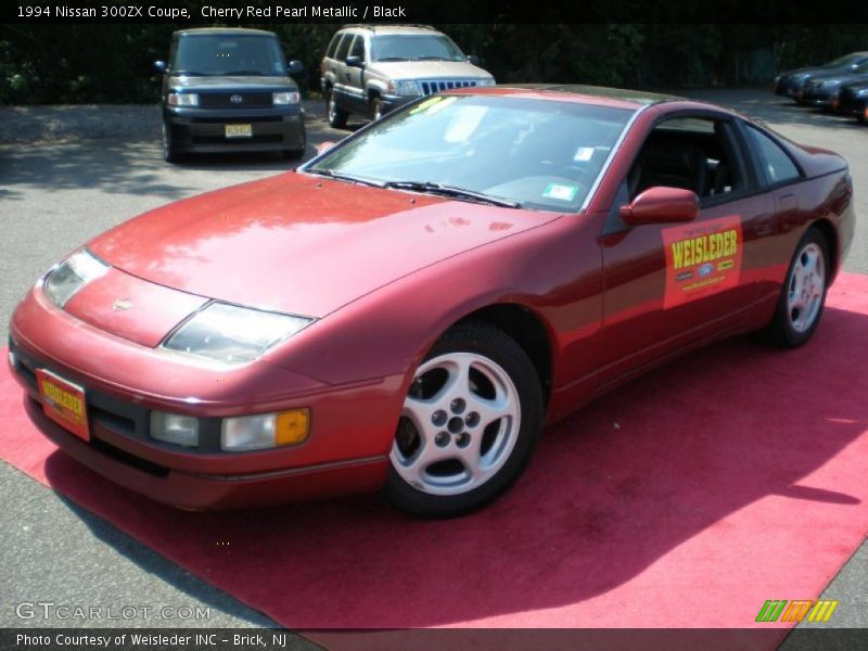 Cherry Red Pearl Metallic / Black 1994 Nissan 300ZX Coupe