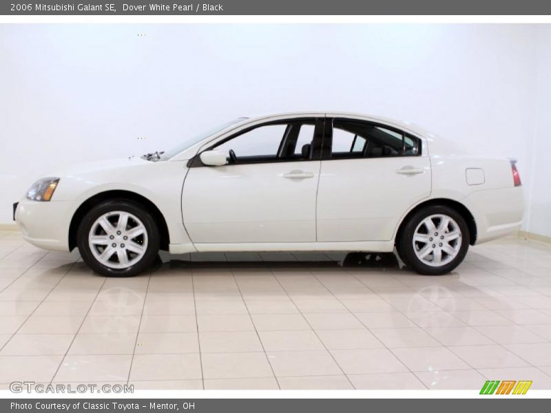 Dover White Pearl / Black 2006 Mitsubishi Galant SE