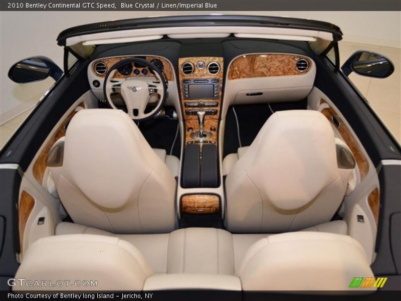  2010 Continental GTC Speed Linen/Imperial Blue Interior