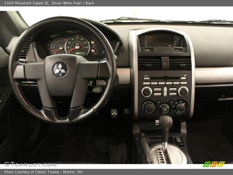 Dover White Pearl / Black 2006 Mitsubishi Galant SE