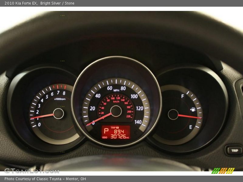 Bright Silver / Stone 2010 Kia Forte EX