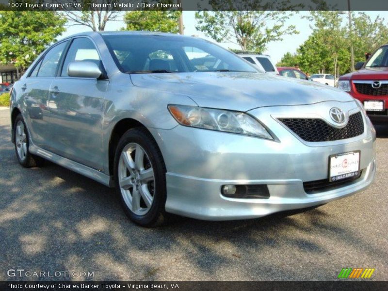 Titanium Metallic / Dark Charcoal 2007 Toyota Camry SE V6