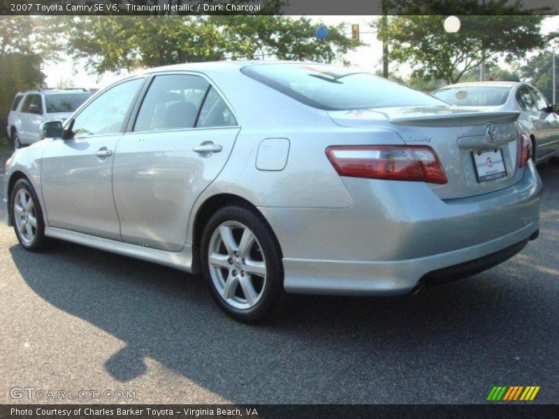 Titanium Metallic / Dark Charcoal 2007 Toyota Camry SE V6