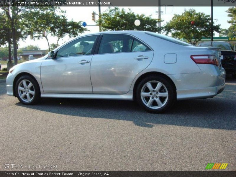 Titanium Metallic / Dark Charcoal 2007 Toyota Camry SE V6
