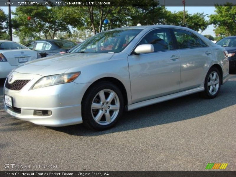 Titanium Metallic / Dark Charcoal 2007 Toyota Camry SE V6