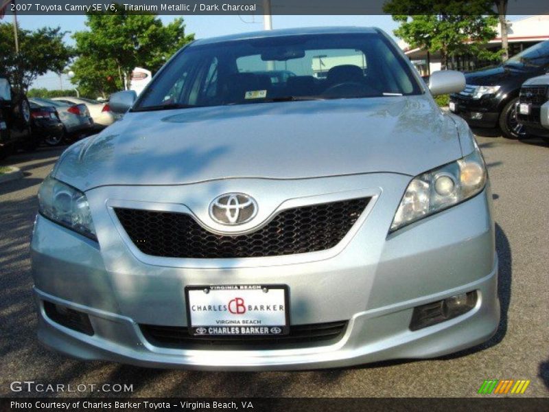 Titanium Metallic / Dark Charcoal 2007 Toyota Camry SE V6