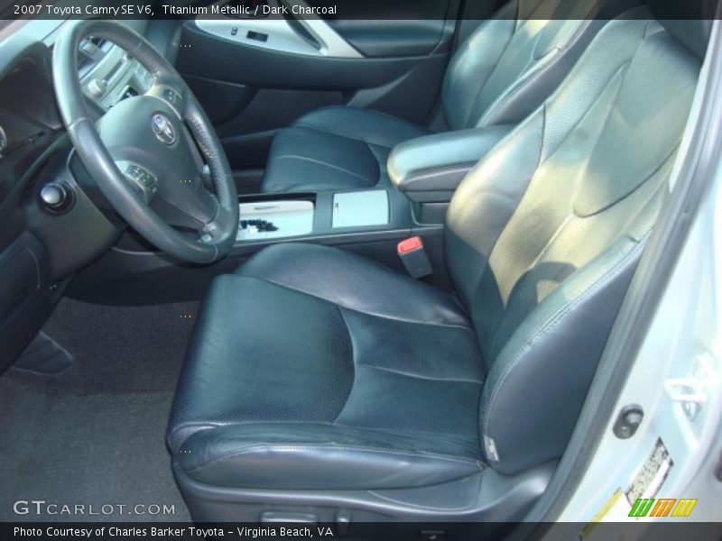 Titanium Metallic / Dark Charcoal 2007 Toyota Camry SE V6
