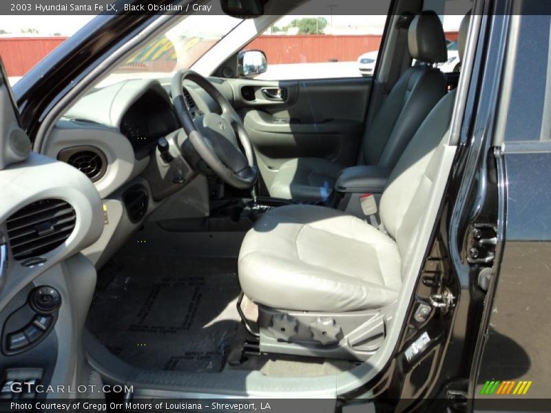 Black Obsidian / Gray 2003 Hyundai Santa Fe LX