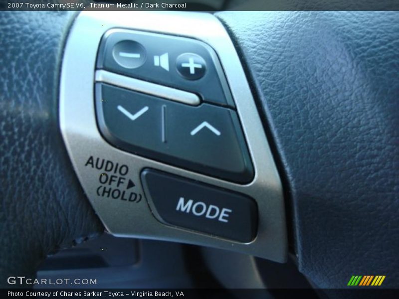 Titanium Metallic / Dark Charcoal 2007 Toyota Camry SE V6