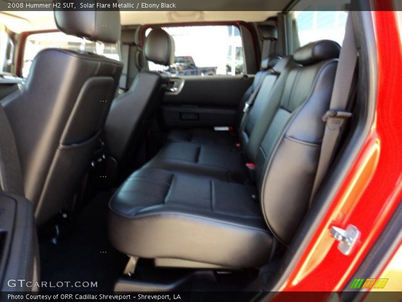 Solar Flare Metallic / Ebony Black 2008 Hummer H2 SUT