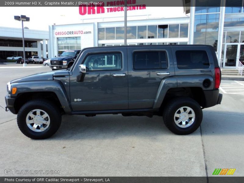 Graphite Metallic / Ebony/Pewter 2009 Hummer H3 X
