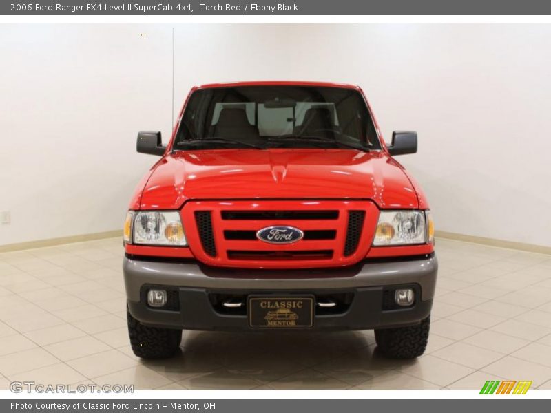 Torch Red / Ebony Black 2006 Ford Ranger FX4 Level II SuperCab 4x4