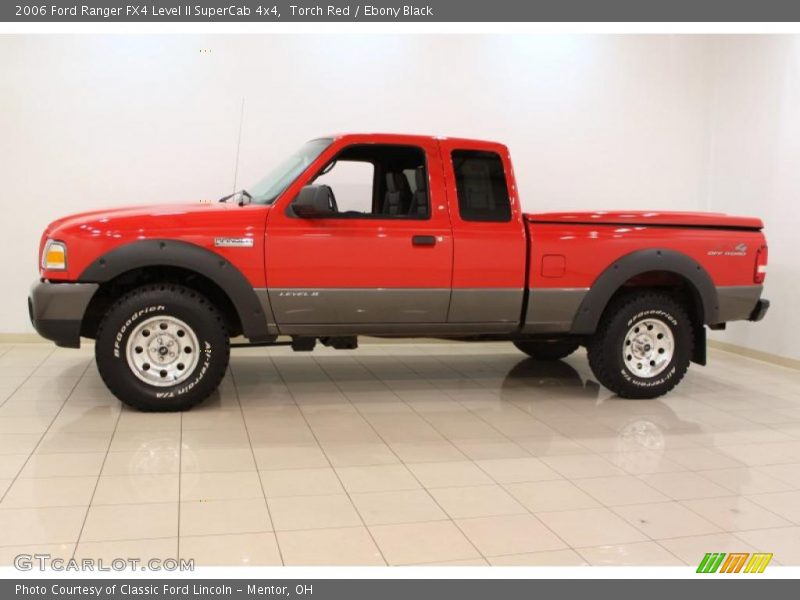 Torch Red / Ebony Black 2006 Ford Ranger FX4 Level II SuperCab 4x4