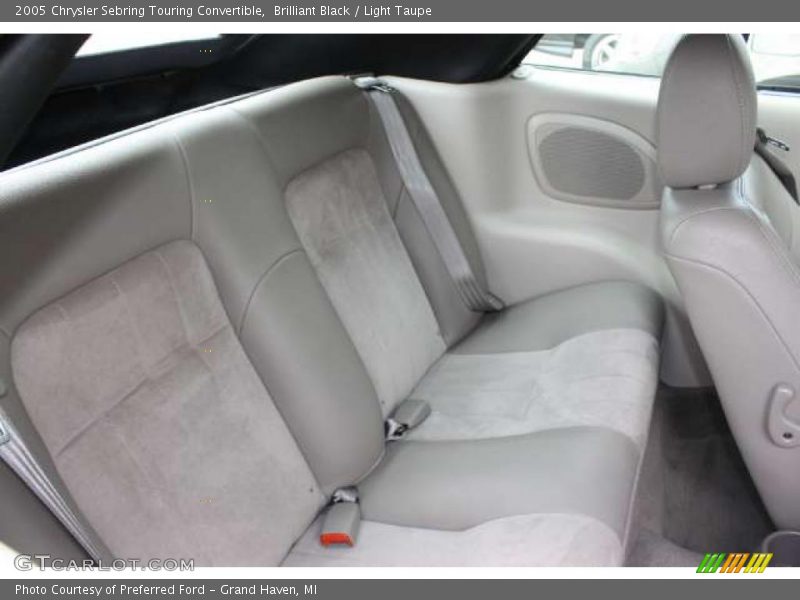 Brilliant Black / Light Taupe 2005 Chrysler Sebring Touring Convertible