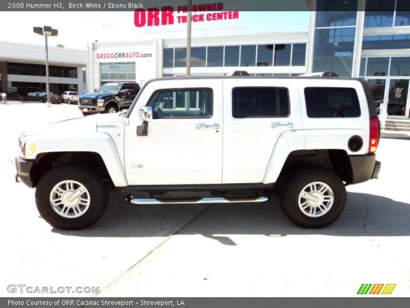 Birch White / Ebony Black 2008 Hummer H3