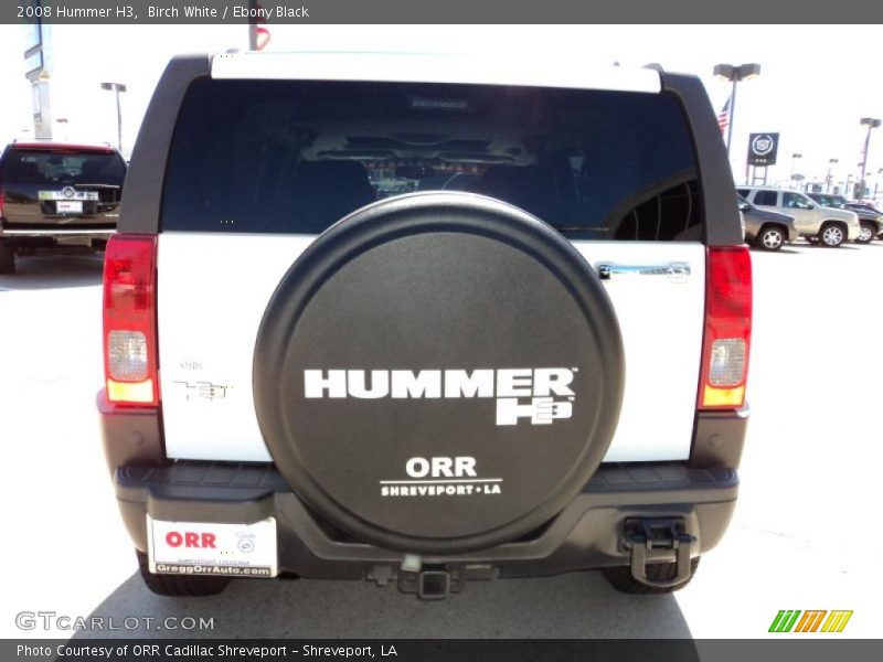 Birch White / Ebony Black 2008 Hummer H3