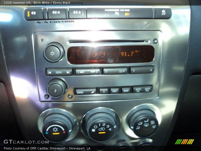 Birch White / Ebony Black 2008 Hummer H3