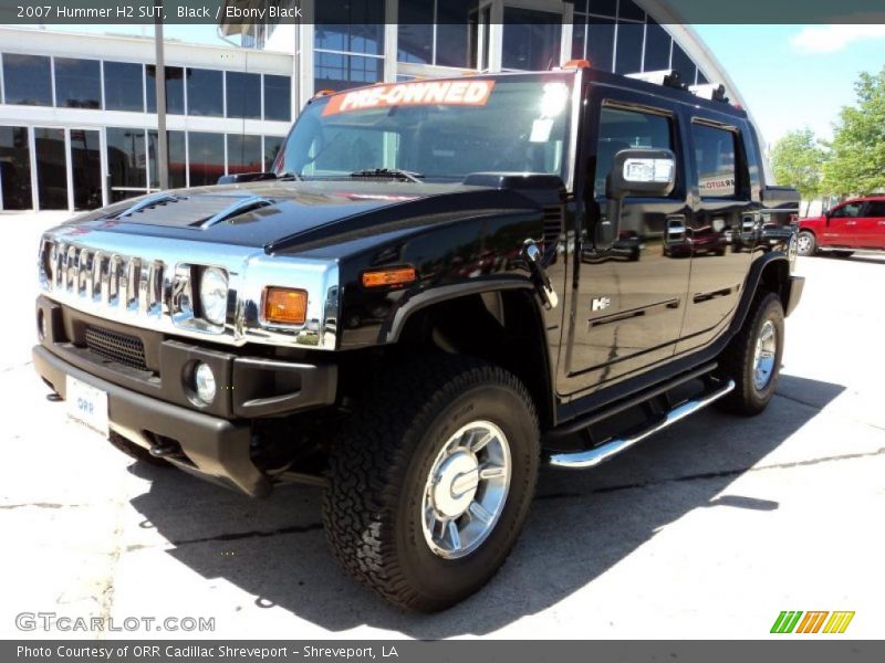 Black / Ebony Black 2007 Hummer H2 SUT