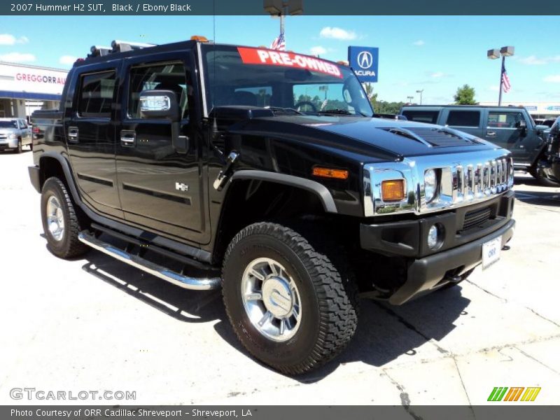 Black / Ebony Black 2007 Hummer H2 SUT