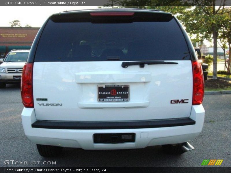 Summit White / Light Tan 2010 GMC Yukon SLE
