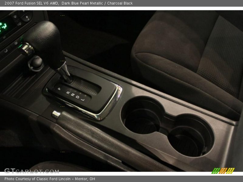 Dark Blue Pearl Metallic / Charcoal Black 2007 Ford Fusion SEL V6 AWD