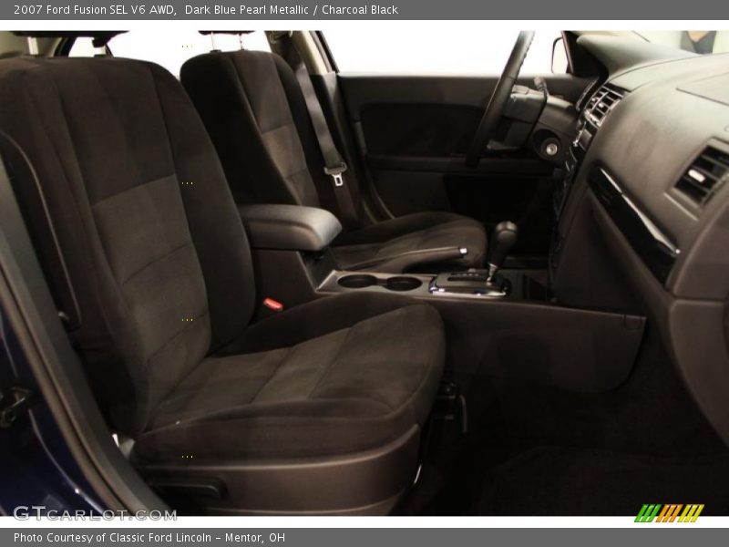 Dark Blue Pearl Metallic / Charcoal Black 2007 Ford Fusion SEL V6 AWD