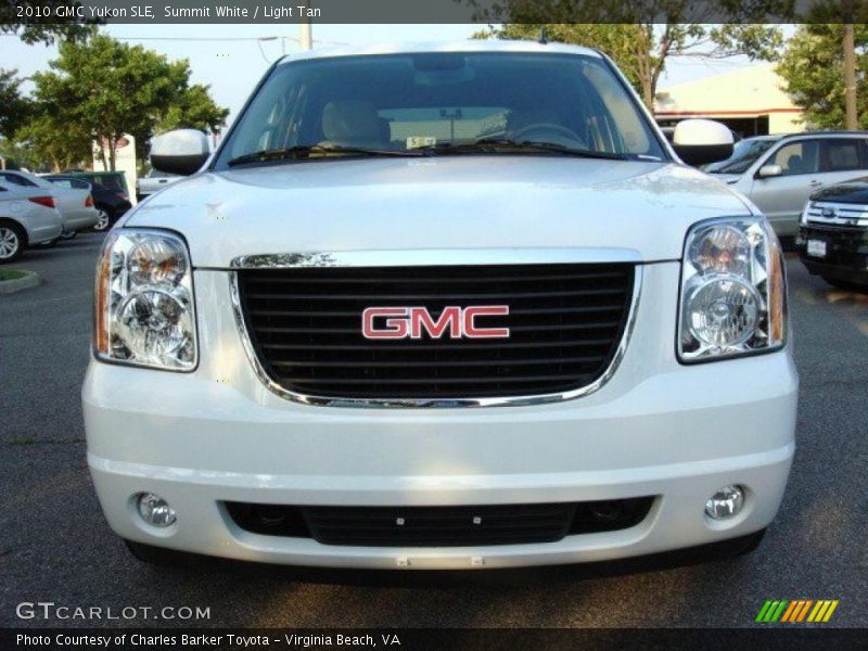 Summit White / Light Tan 2010 GMC Yukon SLE