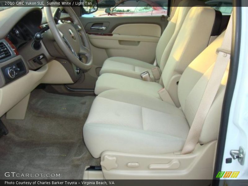 Summit White / Light Tan 2010 GMC Yukon SLE