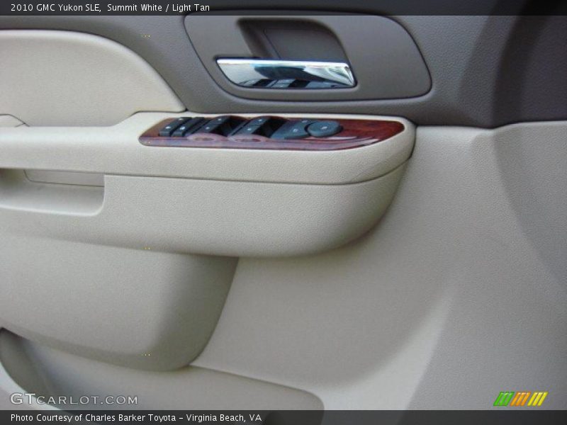 Summit White / Light Tan 2010 GMC Yukon SLE
