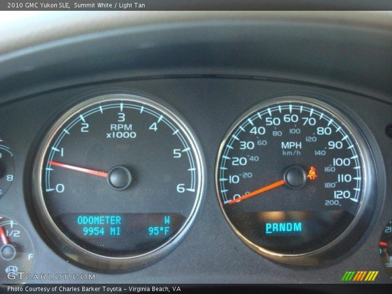 Summit White / Light Tan 2010 GMC Yukon SLE
